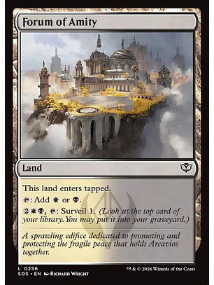 Forum of Amity (foil) | Inglés | NM | SOS