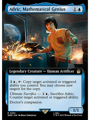 Adric, Mathematical Genius (Extended Art) | Inglés | NM | WHO