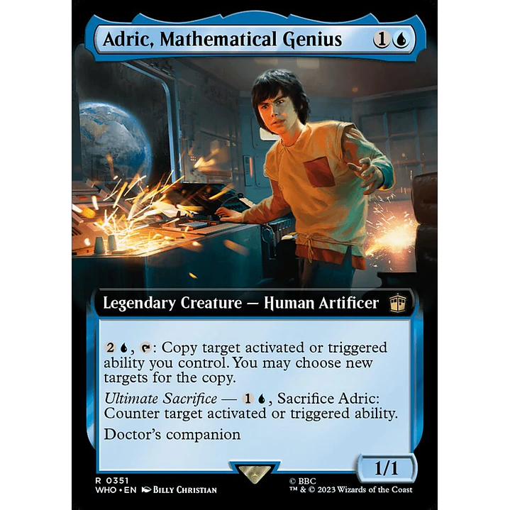 Adric, Mathematical Genius (Extended Art) | Inglés | NM | WHO 1