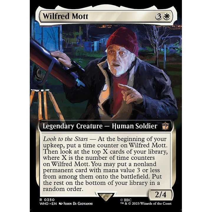 Wilfred Mott (Extended Art foil) | Inglés | NM | WHO 1