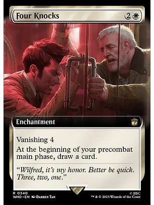 Four Knocks (Extended Art foil) | Inglés | NM | WHO