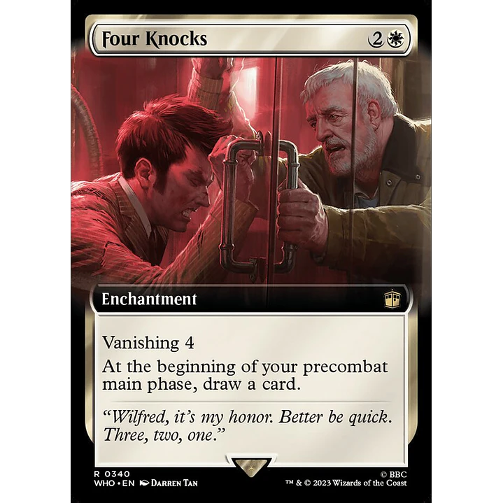 Four Knocks (Extended Art foil) | Inglés | NM | WHO 1