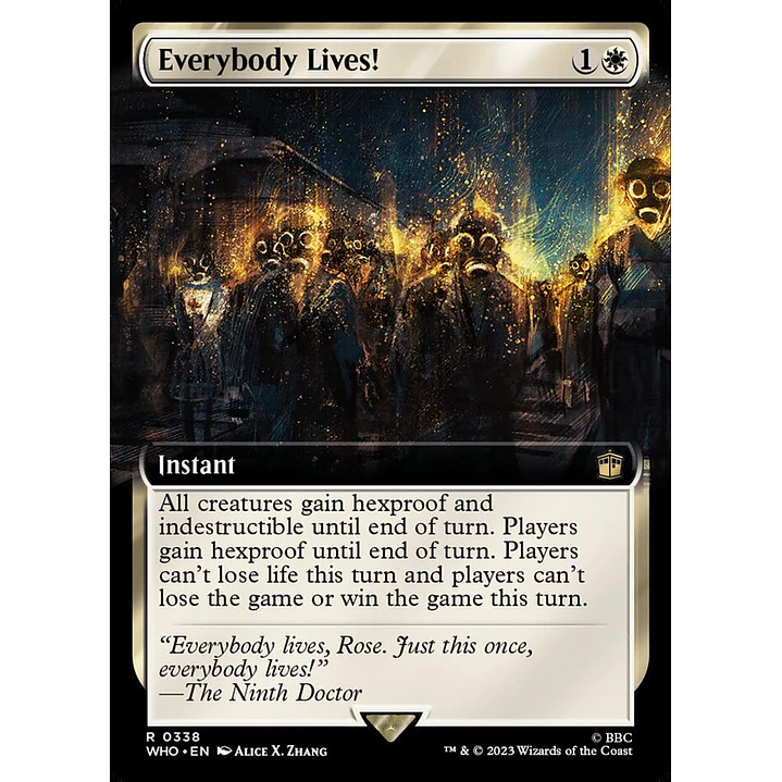 Everybody Lives! (Extended Art) | Inglés | NM | WHO 1