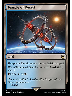 Temple of Deceit (foil) | Inglés | NM | WHO