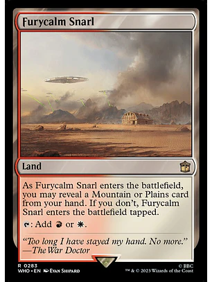 Furycalm Snarl (foil) | Inglés | NM | WHO