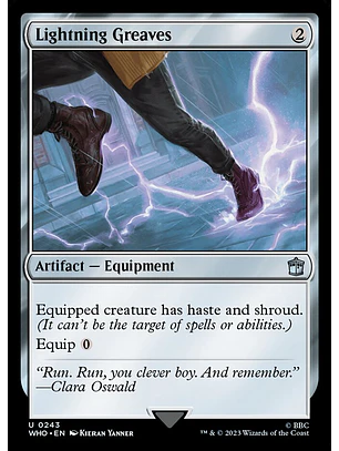 Lightning Greaves (foil) | Inglés | NM | WHO