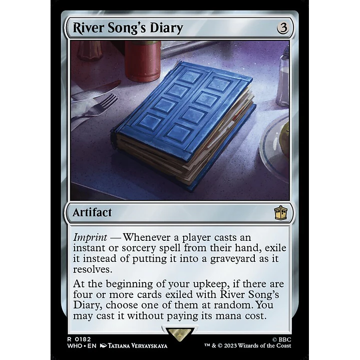 River Song's Diary (foil) | Inglés | NM | WHO 1