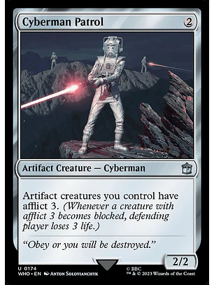 Cyberman Patrol (foil) | Inglés | NM | WHO