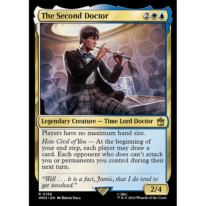 The Second Doctor (foil) | Inglés | NM | WHO 1
