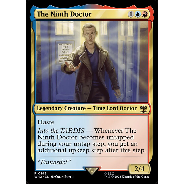 The Ninth Doctor (foil) | Inglés | NM | WHO 1