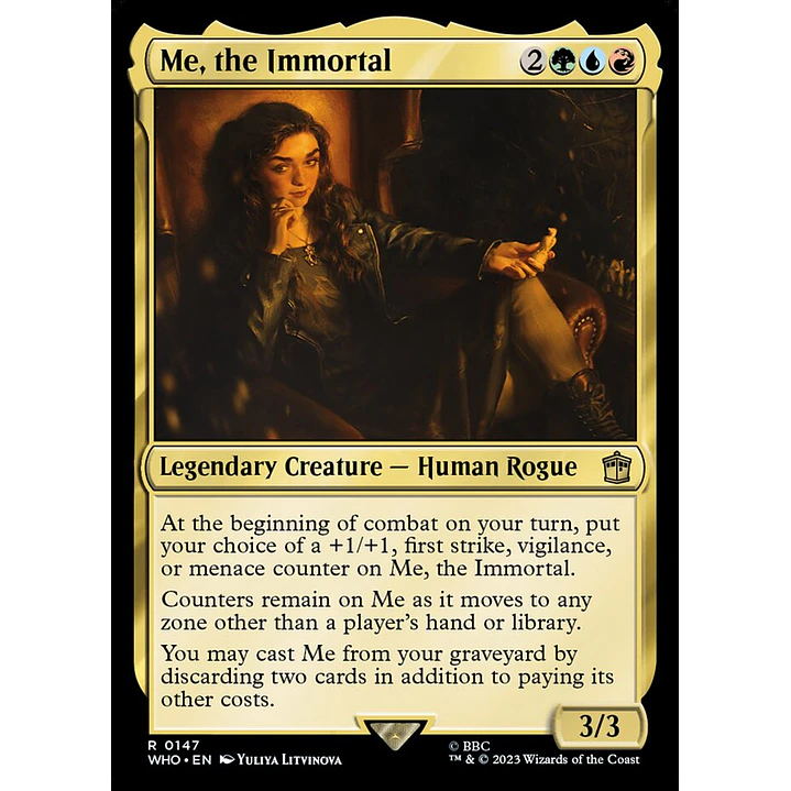 Me, the Immortal (foil) | Inglés | NM | WHO 1
