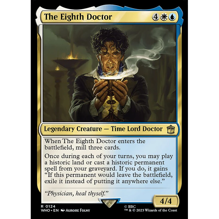 The Eighth Doctor (foil) | Inglés | NM | WHO 1