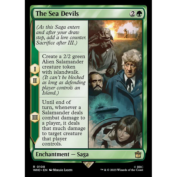 The Sea Devils (foil) | Inglés | NM | WHO 1