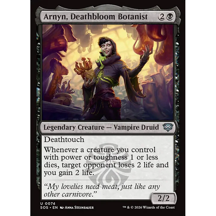 Arnyn, Deathbloom Botanist | Inglés | NM | SOS 1