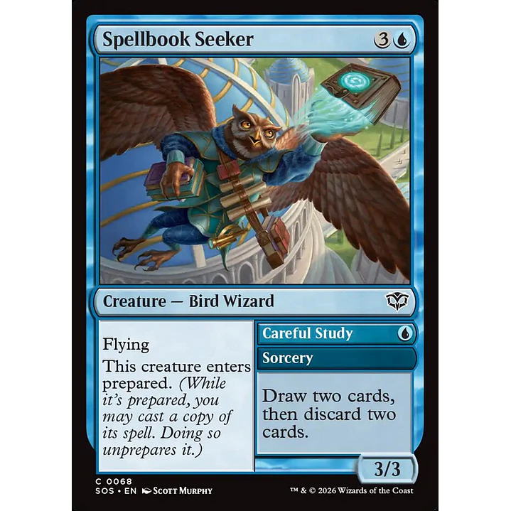 Spellbook Seeker // Careful Study | Inglés | NM | SOS 1
