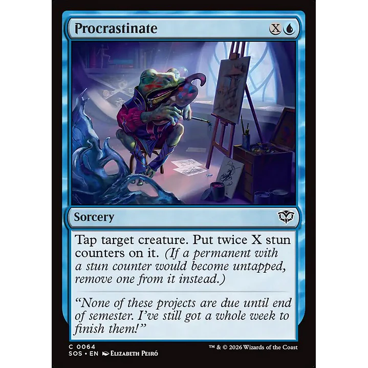Procrastinate | Inglés | NM | SOS 1