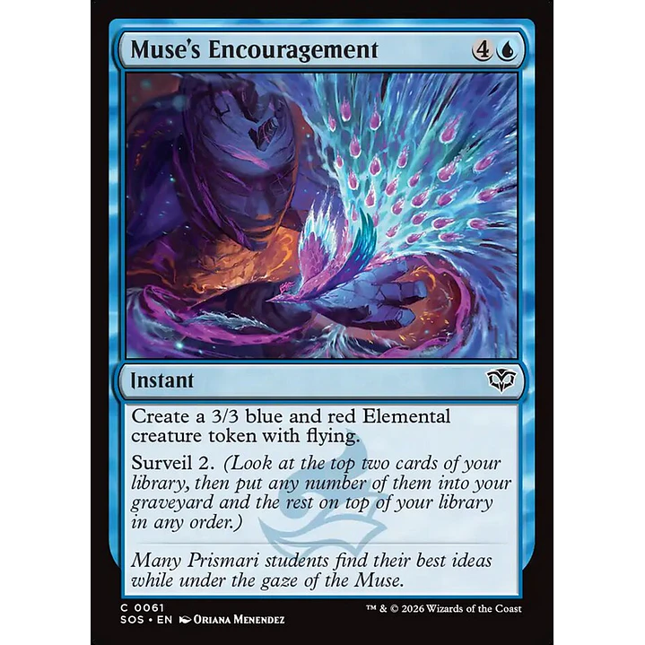 Muse's Encouragement | Inglés | NM | SOS 1