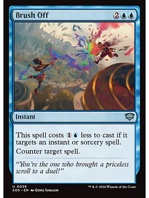 Brush Off (foil) | Inglés | NM | SOS