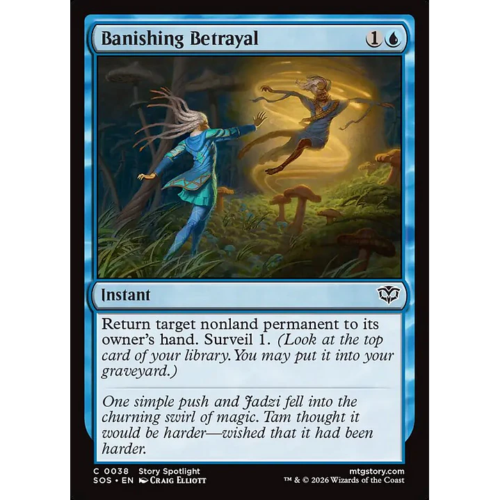 Banishing Betrayal | Inglés | NM | SOS 1
