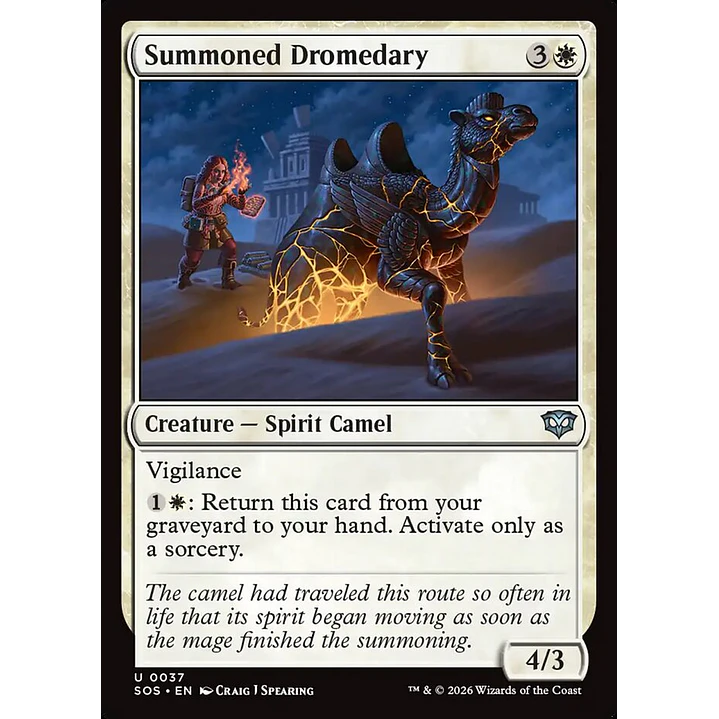 Summoned Dromedary | Inglés | NM | SOS 1