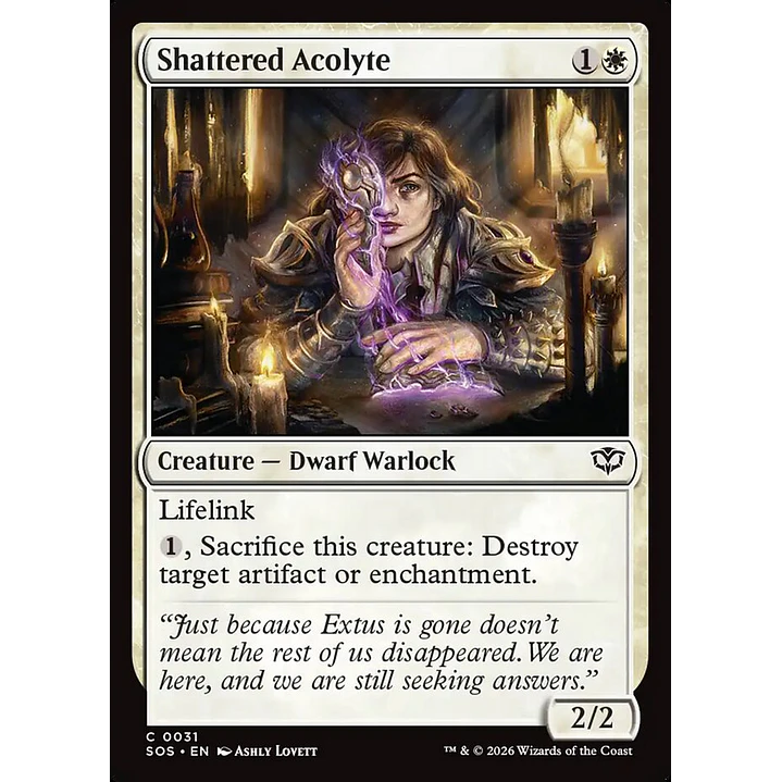 Shattered Acolyte | Inglés | NM | SOS 1