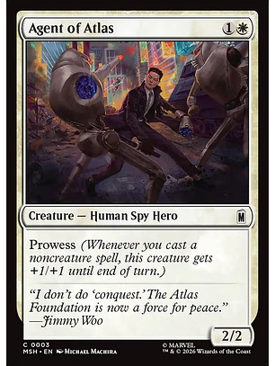 Agent of Atlas (foil) | Español | NM | MSH