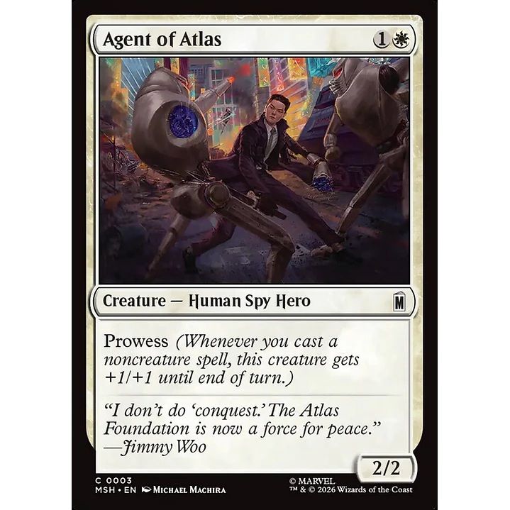 Agent of Atlas (foil) | Español | NM | MSH 1