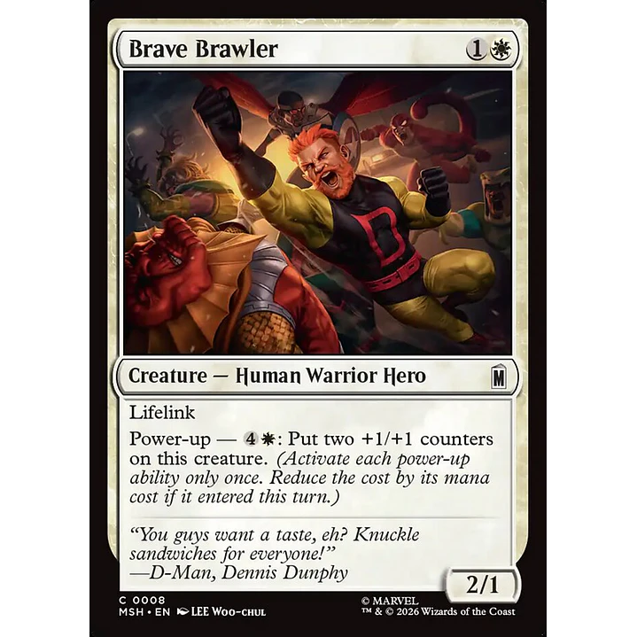 Brave Brawler | Español | NM | MSH 1