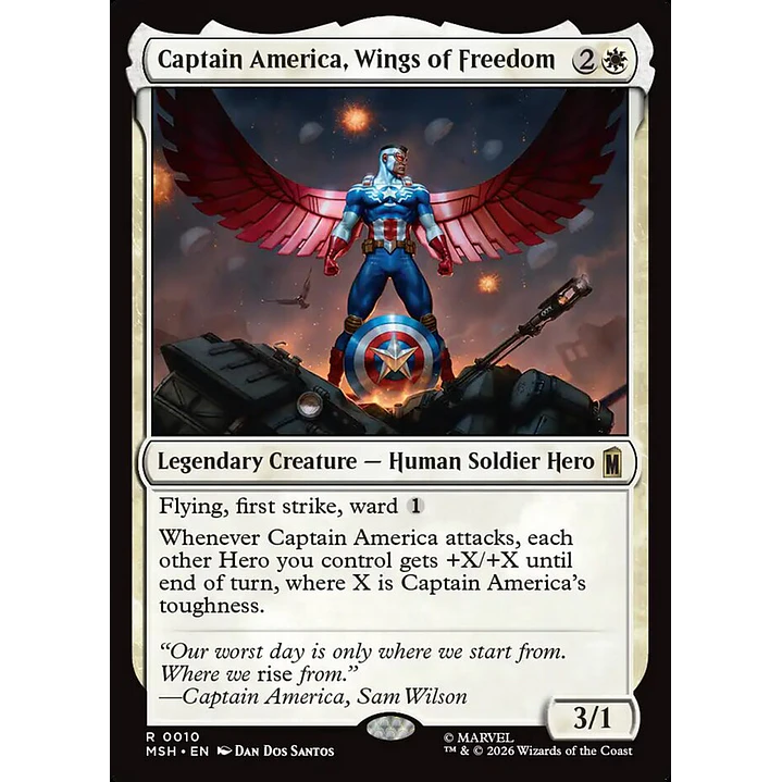 Captain America, Wings of Freedom | Español | NM | MSH 1