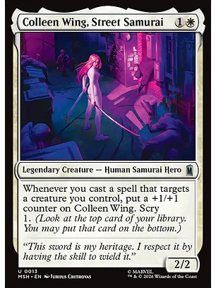 Colleen Wing, Street Samurai (foil) | Español | NM | MSH