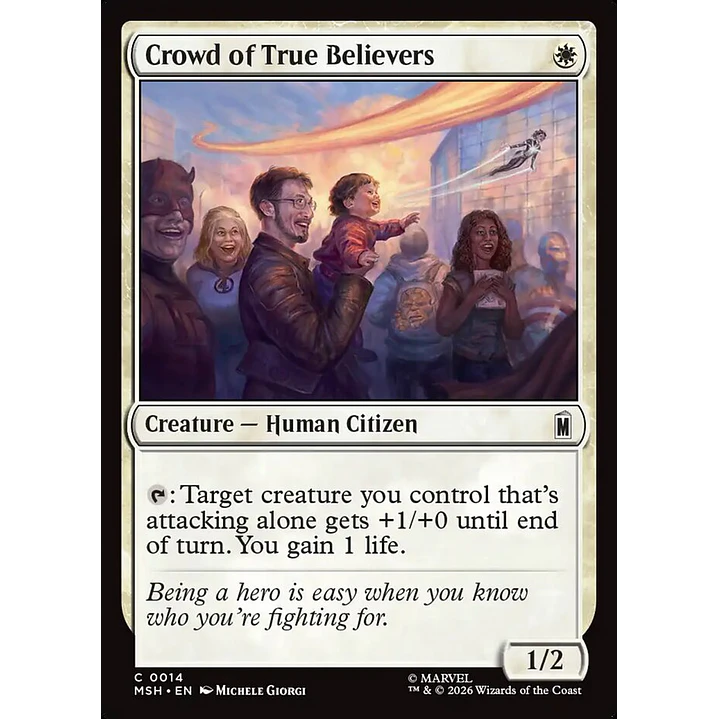 Crowd of True Believers | Español | NM | MSH 1