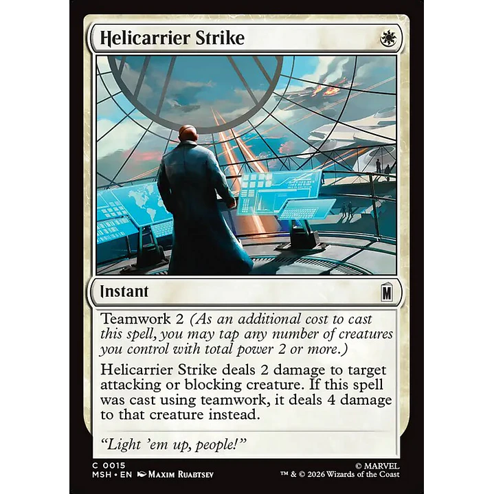 Helicarrier Strike | Español | NM | MSH 1