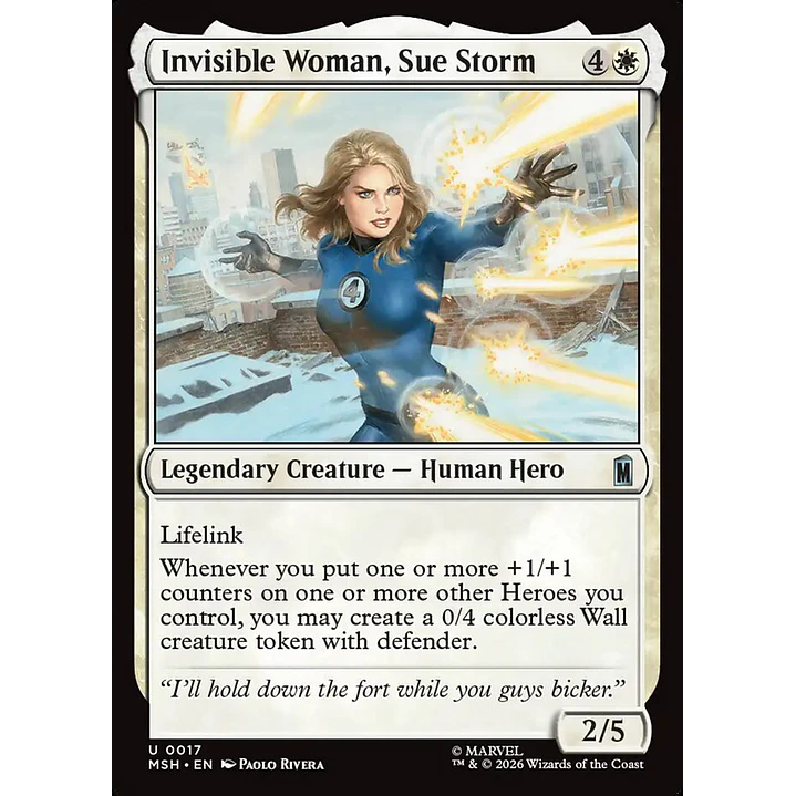 Invisible Woman, Sue Storm | Español | NM | MSH 1