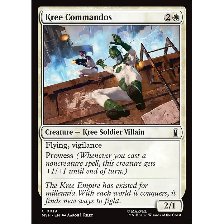 Kree Commandos | Español | NM | MSH 1
