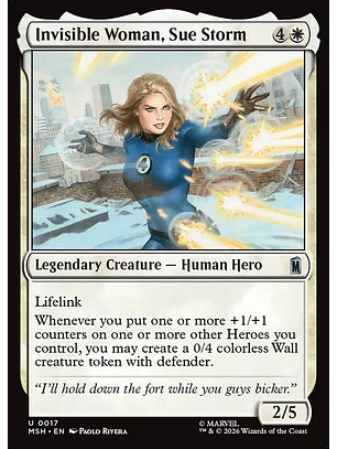 Invisible Woman, Sue Storm (foil) | Español | NM | MSH