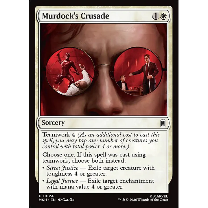 Murdock's Crusade | Español | NM | MSH 1