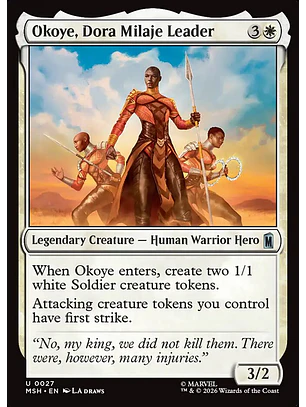 Okoye, Dora Milaje Leader (foil) | Español | NM | MSH