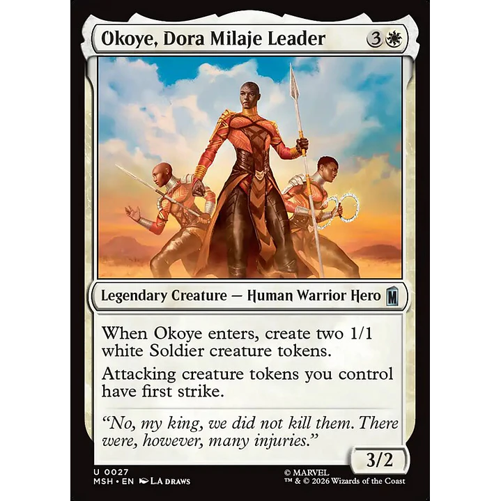Okoye, Dora Milaje Leader (foil) | Español | NM | MSH 1