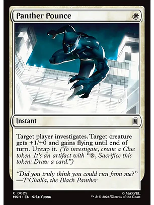 Panther Pounce | Español | NM | MSH