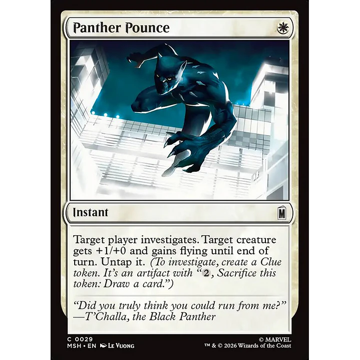 Panther Pounce | Español | NM | MSH 1