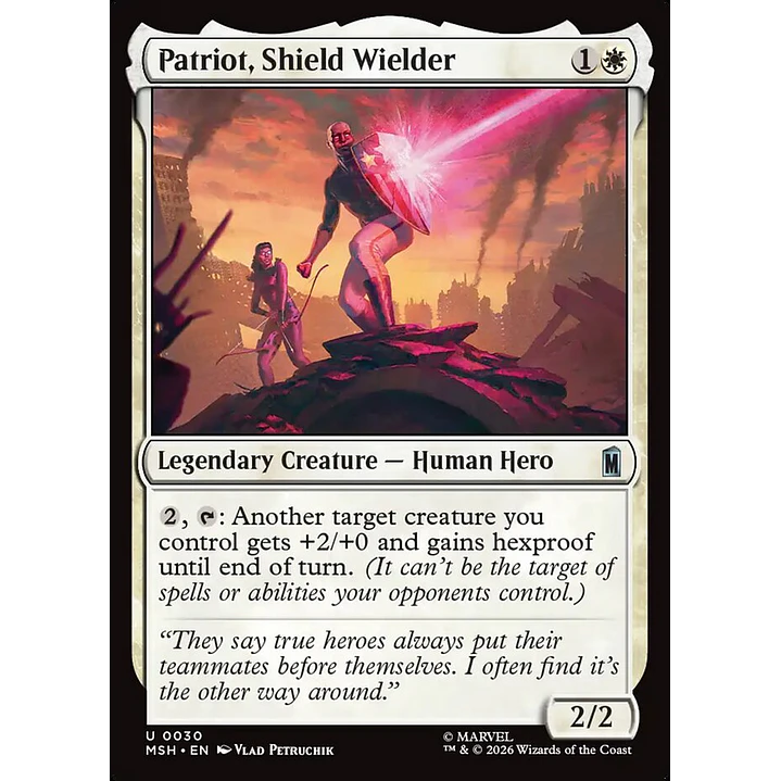 Patriot, Shield Wielder | Español | NM | MSH 1