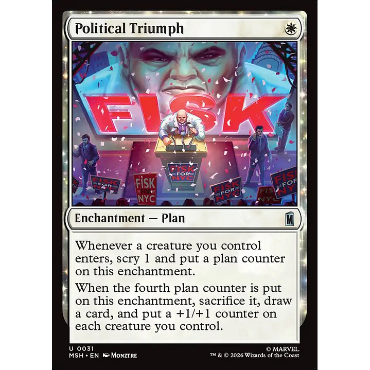 Political Triumph | Español | NM | MSH 1