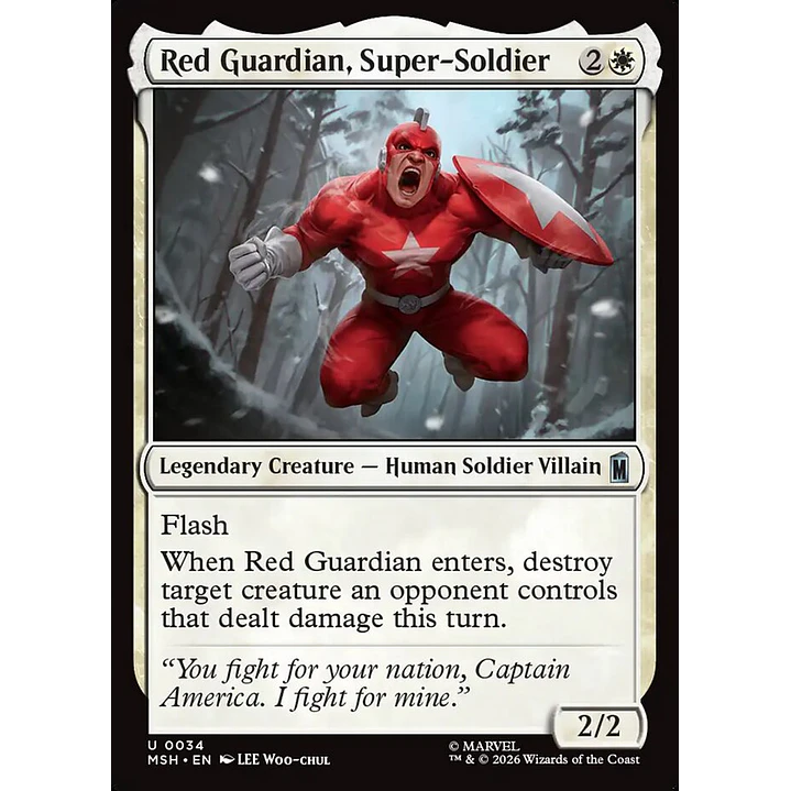 Red Guardian, Super-Soldier | Español | NM | MSH 1