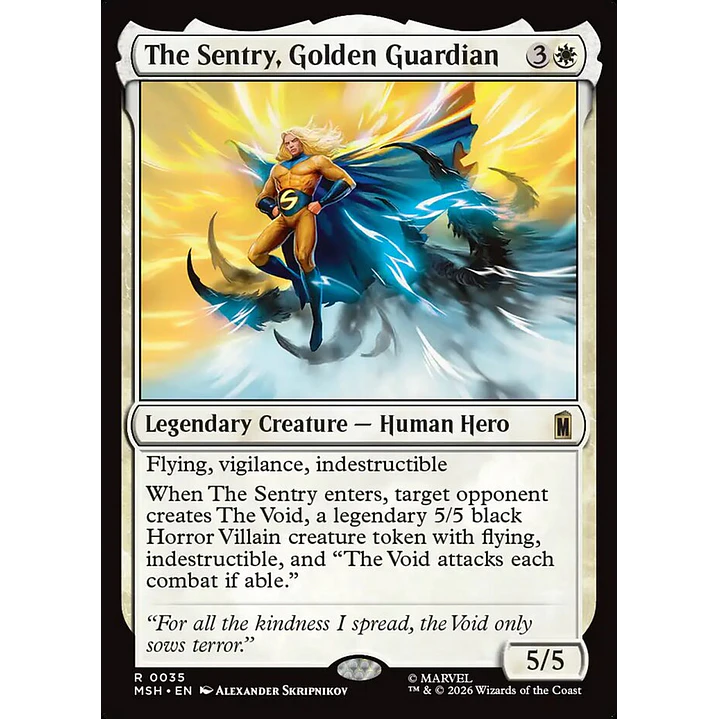 The Sentry, Golden Guardian | Español | NM | MSH 1