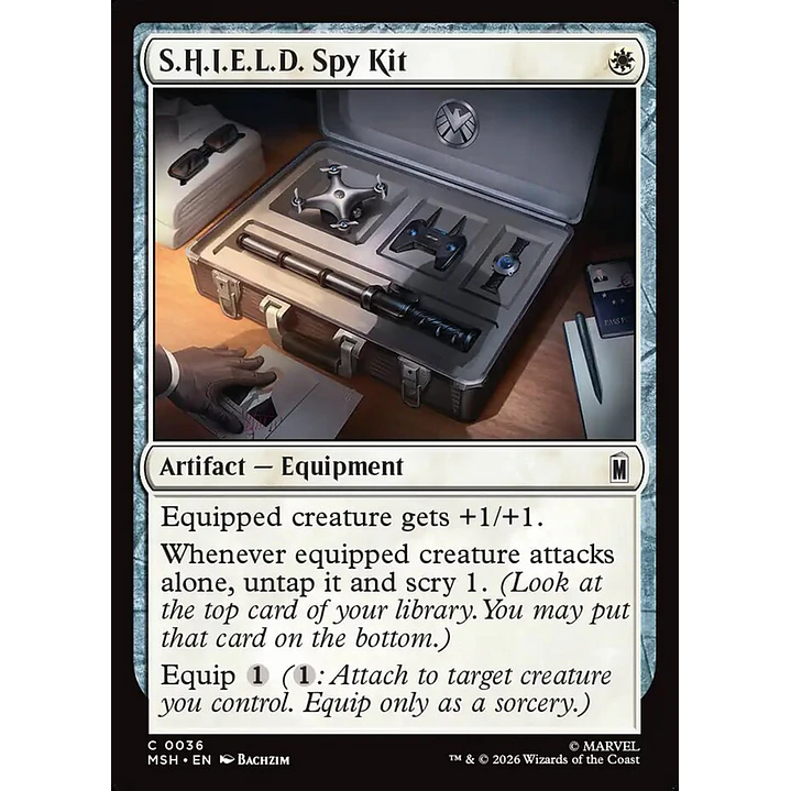 S.H.I.E.L.D. Spy Kit | Español | NM | MSH 1