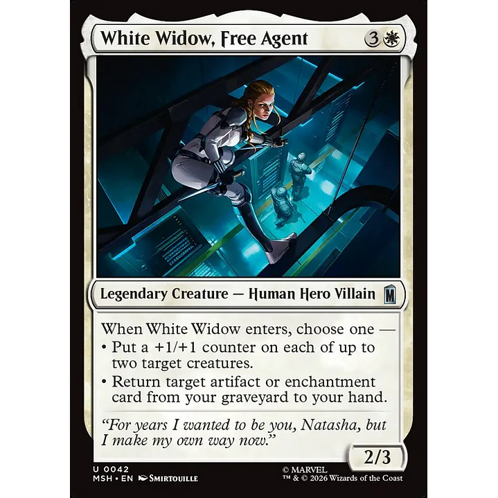 White Widow, Free Agent | Español | NM | MSH 1