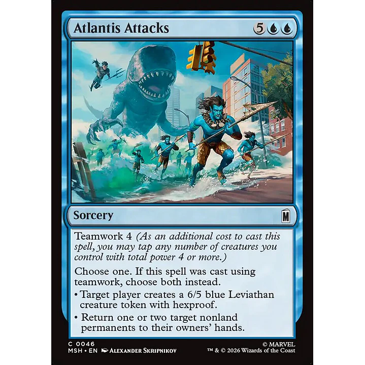 Atlantis Attacks | Español | NM | MSH 1