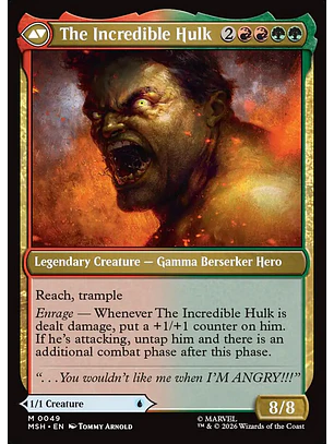 Bruce Banner // The Incredible Hulk | Español | NM | MSH
