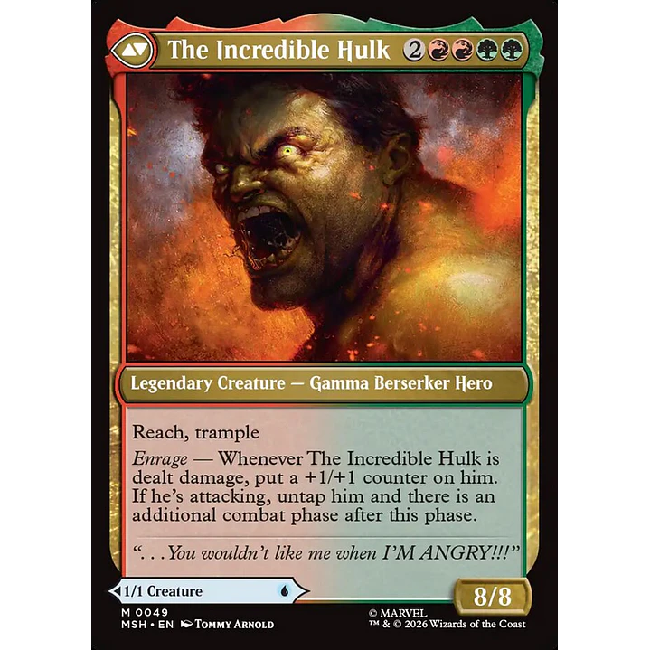 Bruce Banner // The Incredible Hulk | Español | NM | MSH 2