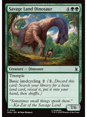 Savage Land Dinosaur | Español | NM | MSH